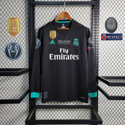 Real Madrid 2017/18 Away Long Sleeve