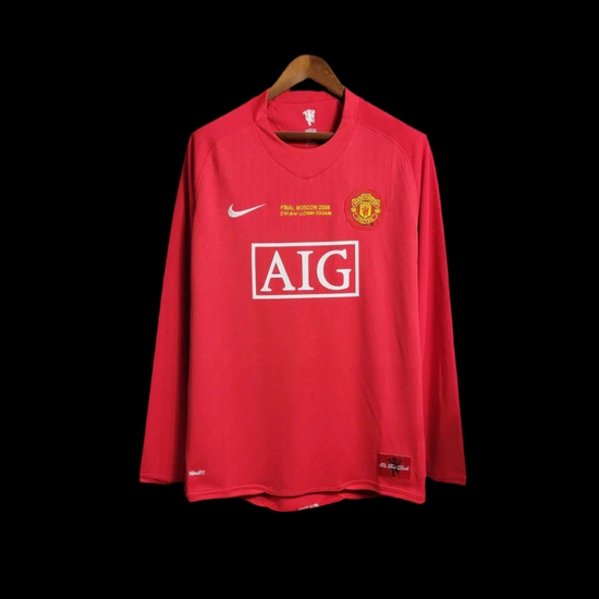 Manchester United 2007/08 Home Long Sleeve