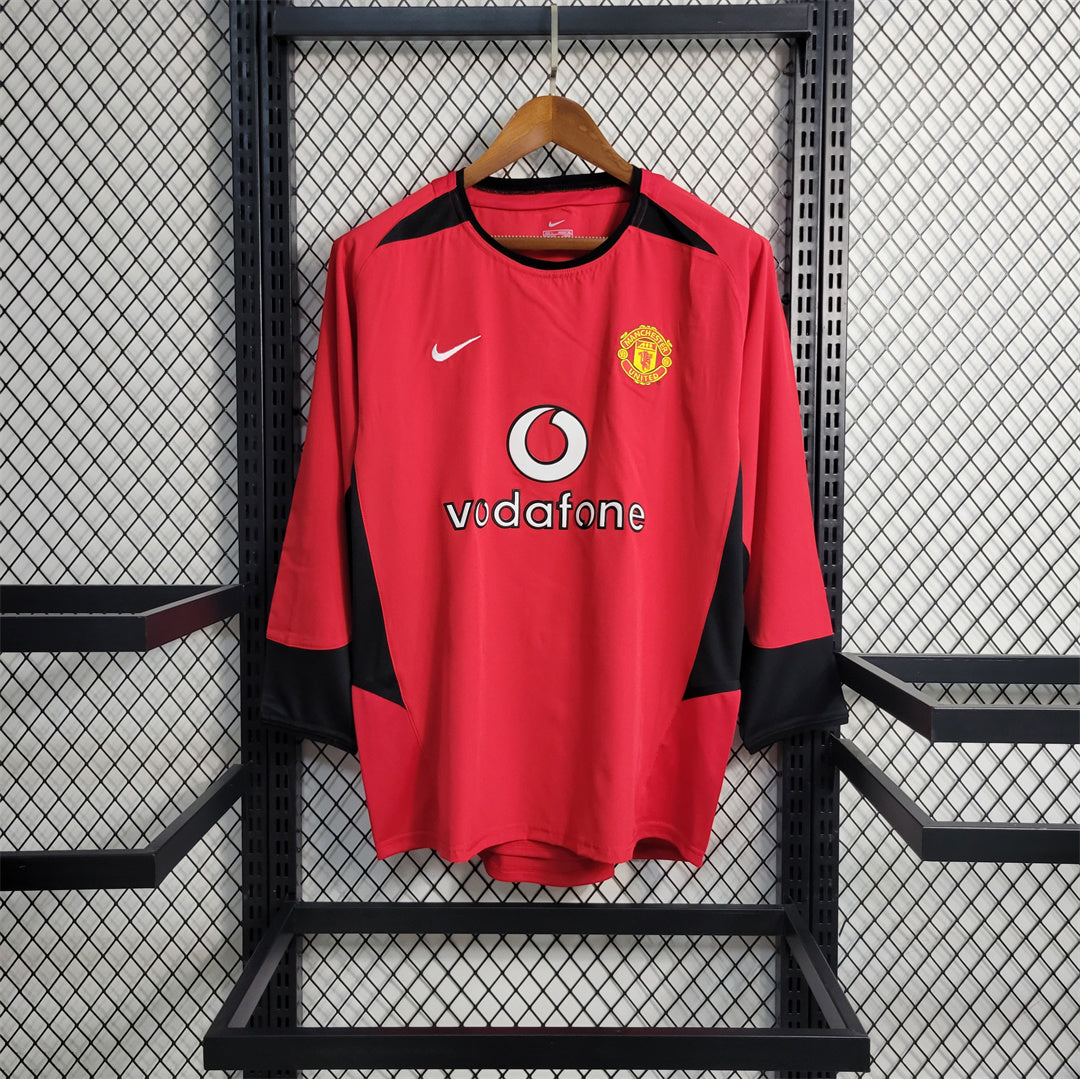 Manchester United 2002/04 Home Long Sleeve