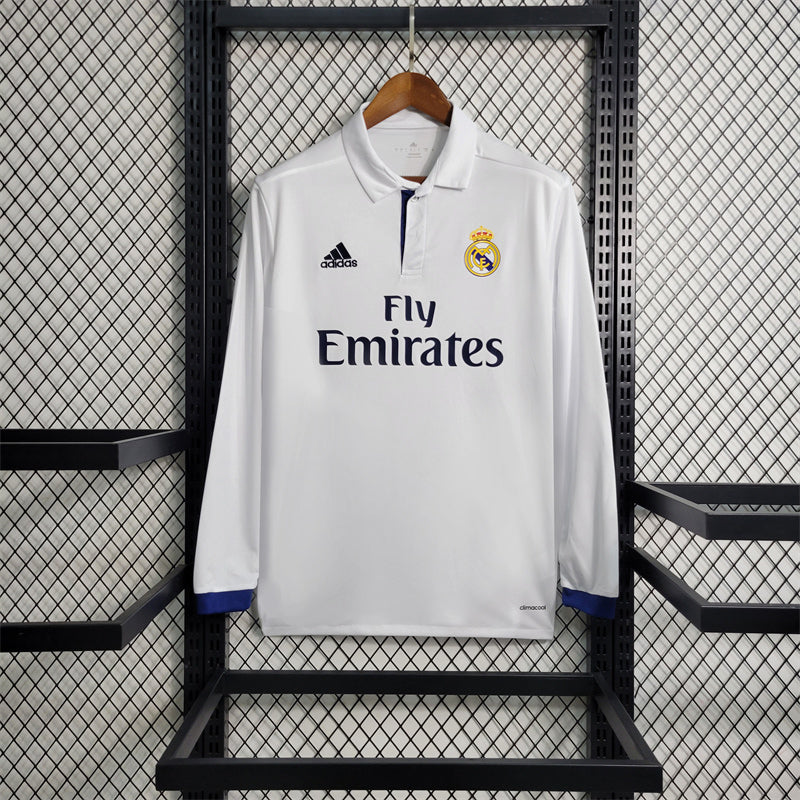 Real Madrid 2016/17 Home Long Sleeve