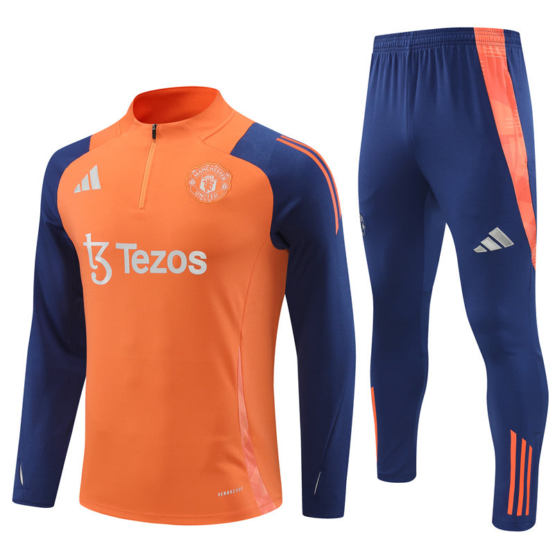 Manchester United 2024/25 Orange Tracksuit