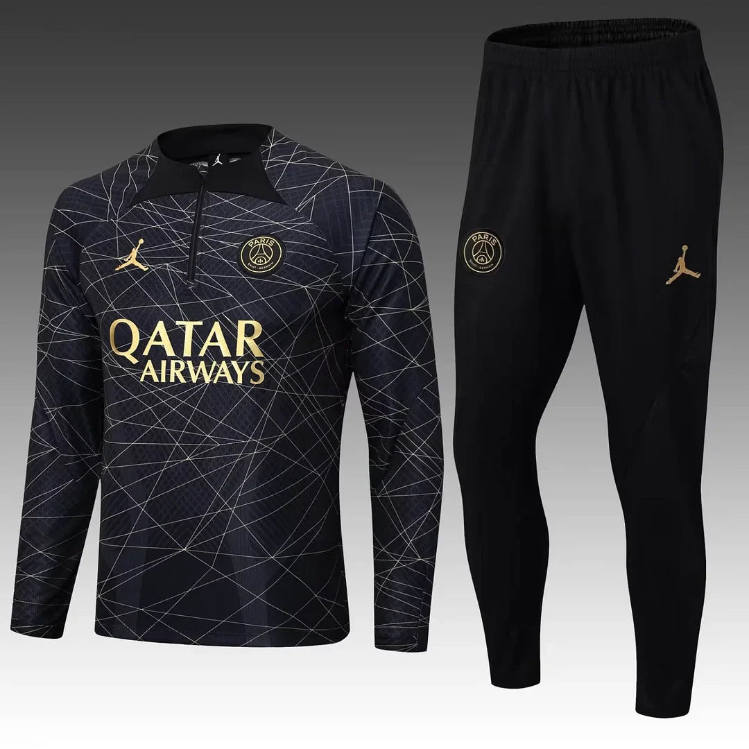 PSG 2023/24 Black Tracksuit