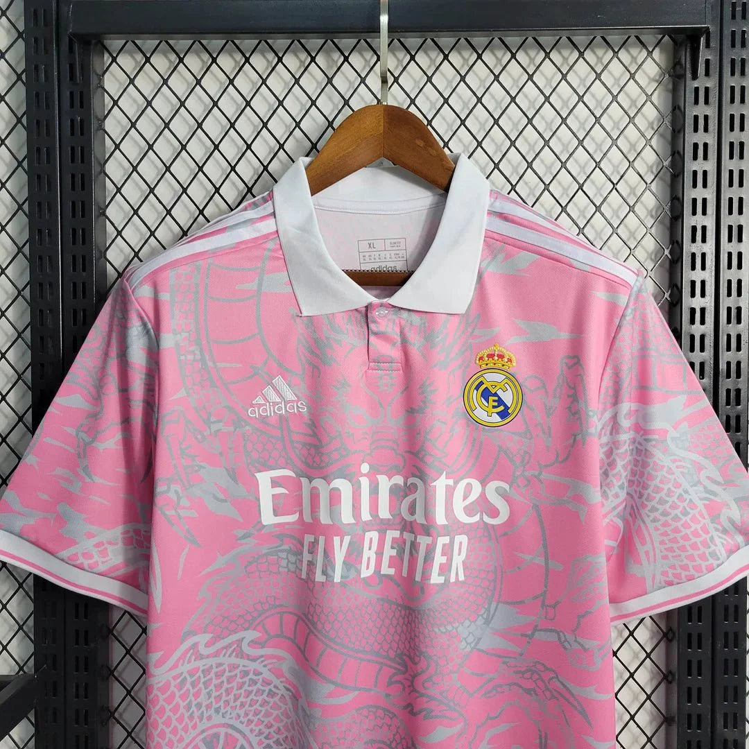 Real Madrid 23/24 Pink Dragon Shirt