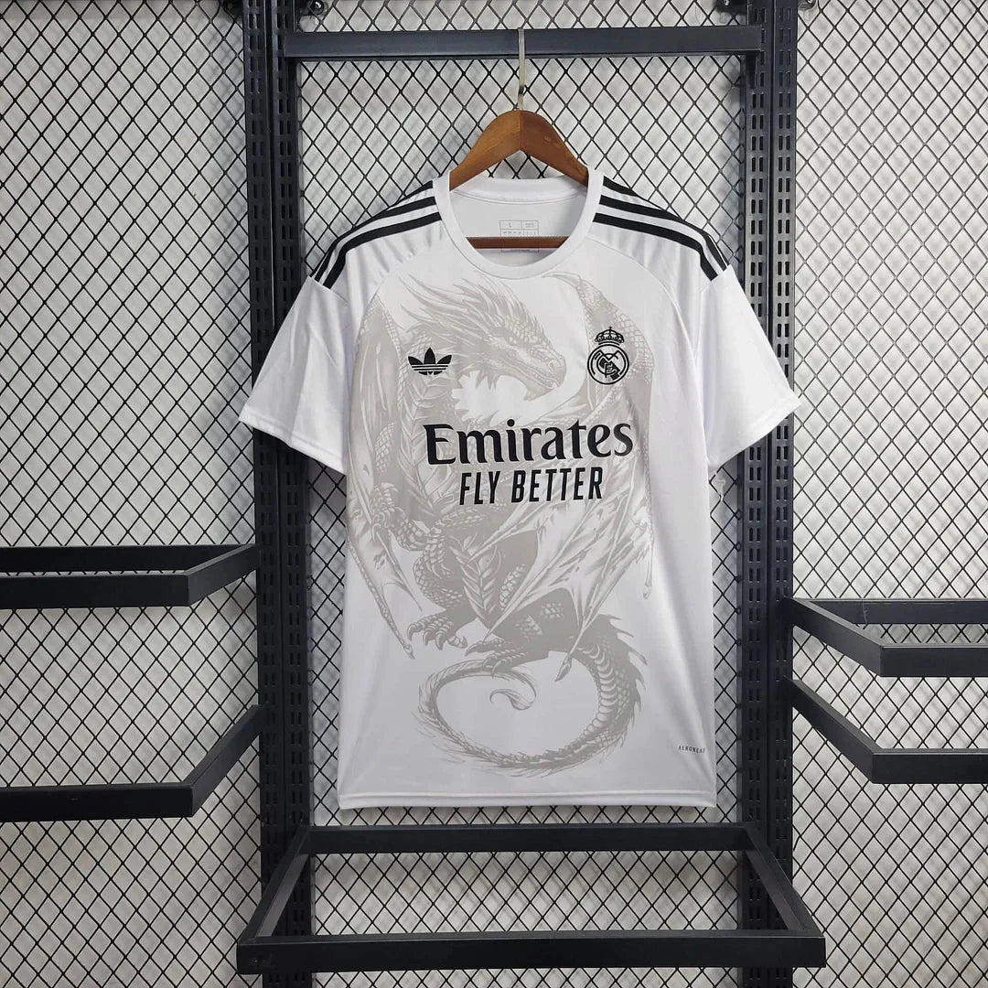 Real Madrid 24/25 Special White Dragon Shirt